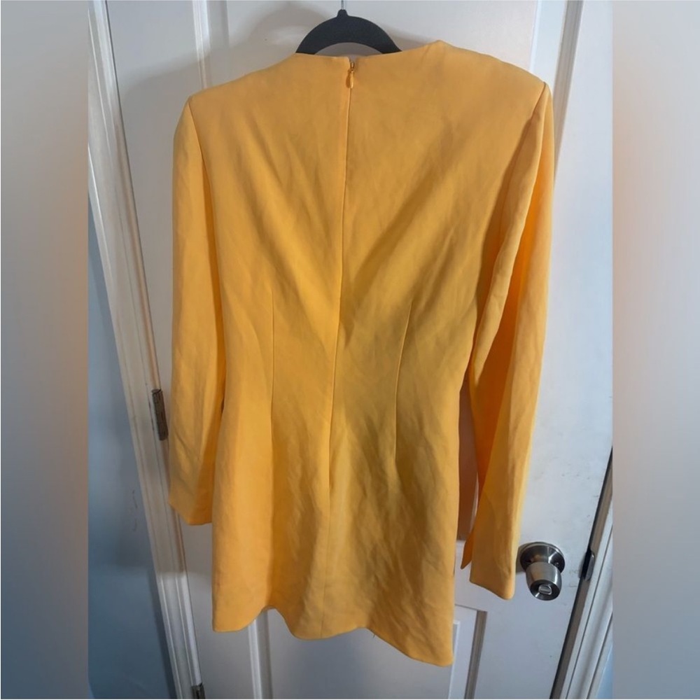 Cinq à Sept Sierra Wrap Front Long Sleeve Minidress-Size 8 EUC - Picture 6 of 11